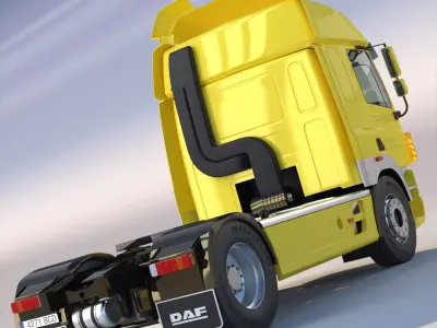 DAF CF85 Super Cab 3D model