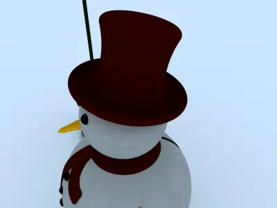 Snowman 3D model buy