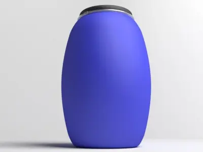 Barrel Plastic 3 3D model