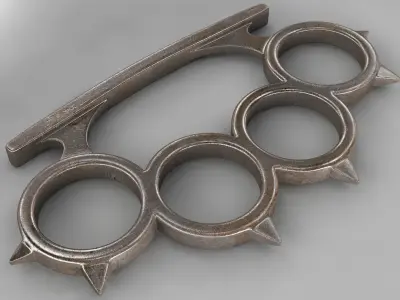 Brass Knuckles 3D model