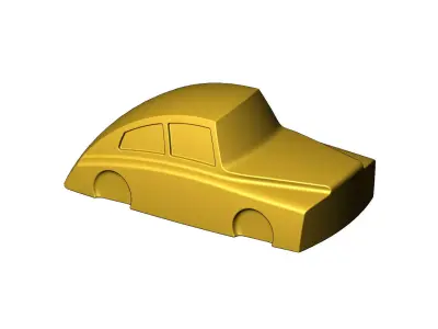 Automotive car relief brass sculpture decor ornament 3D print model purchase