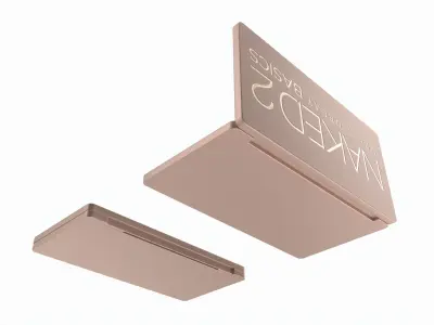 Eyeshadow Palette 6 Shadows Urban Decay Naked 2 3D model