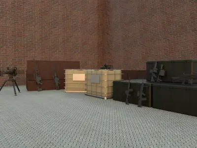 gun asset pack Free 3D model