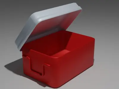 First Aid Kit Low-poly 3D model buy