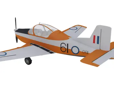 PAC CT4 Airtrainer Low-poly 3D model