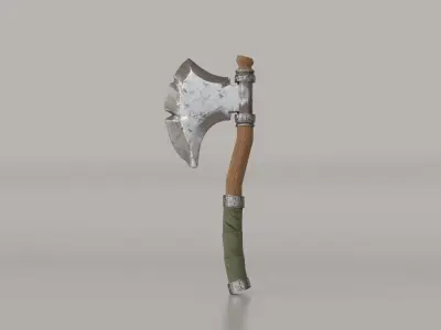 Stylized Axe 01 Low-poly 3D model