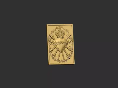 Heart Pendant 3D print model