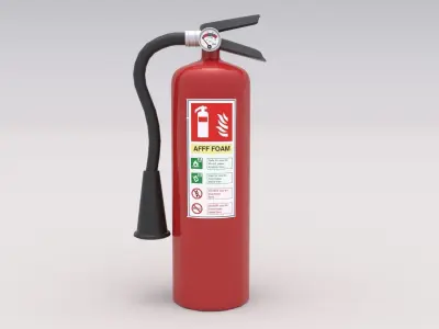 Fire Extinguisher 02 Low-poly 3D model