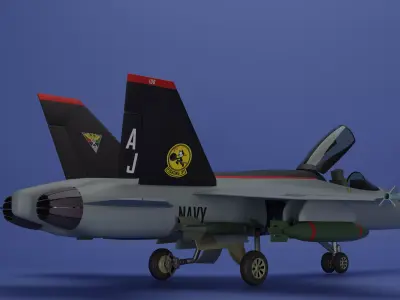 McDonnell Douglas FA-18 Hornet 3D model purchase