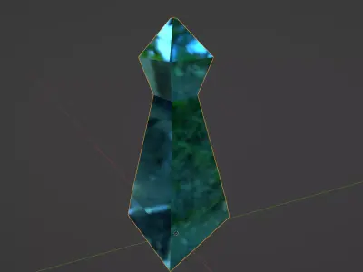 T1-Pawn crystal necktie Free 3D print model