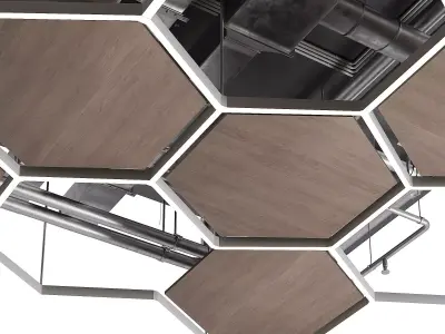 Ceilinng 16 Low-poly 3D model