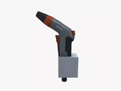 Watergun Low-poly 3D model purchase