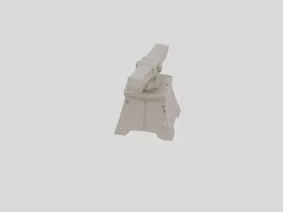 Medieval Blacksmith Anvil for 3D print Low-poly 3D model