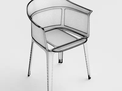 Papyrus Club Chair 3D model