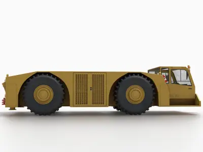 Aircraft Hauler Vehicle 3D model