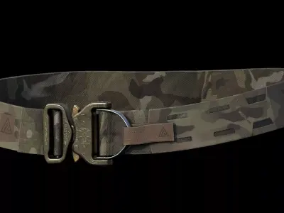 C2R Fast Shooter Belt Low-poly 3D model Low-poly 3D model