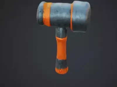 Stylized Hammer 3D Model 3D model