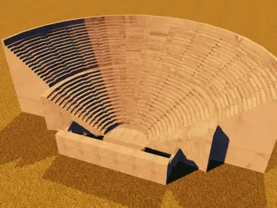Ancient Greek Theatre 3D model