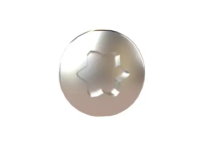 Screw v3 001 Low-poly 3D model