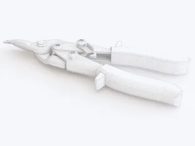 Scissors for metal 3D model