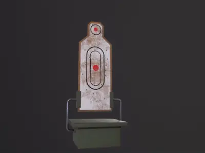Target 3D Model Low-poly 3D model