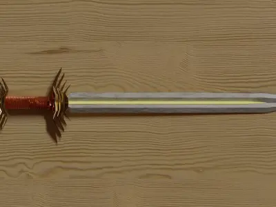 Sword Dragon Free 3D model