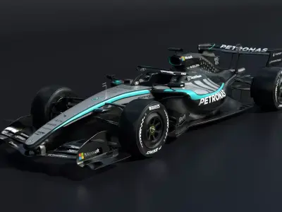 Mercedes W-17 F1 2026 3D model