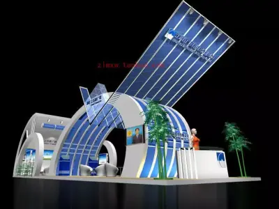 Exhibition - Area -6X15-3DMAX2009-012 3D model