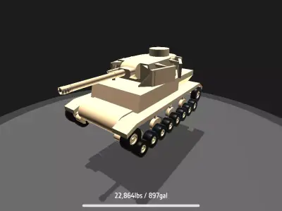 Panzer IV G with plates 3D print model