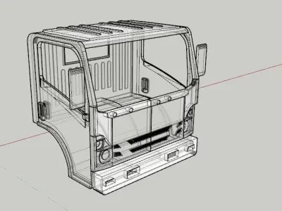 RC TRUCK KABIN ISUZU GIGA NMR 3D print model