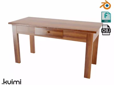 Simple Classic Table Free 3D model