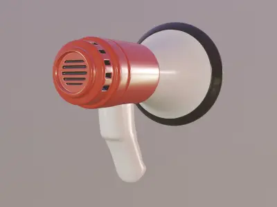 Megaphone 3D model purchase