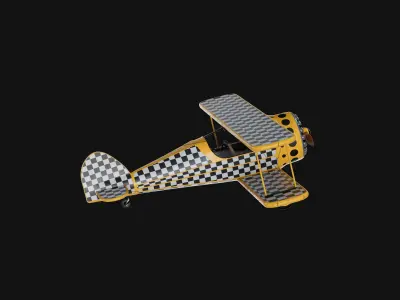 Light Aircraft 3D model get