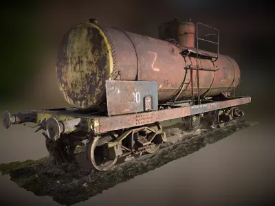 Wagon Citerne 3D model