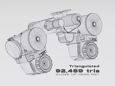 ANPVS21 Military Goggles 3D model