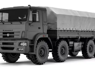 Kamaz 63501 Mustang 2016 3D model