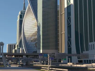 High Definition City 3D model