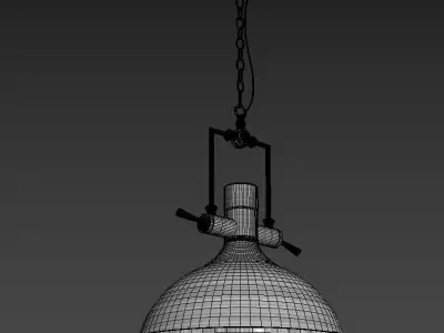 Chandelier Industrial 093 3D model