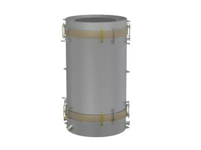 Engineering Cylindrical Expansion Joint 3D model