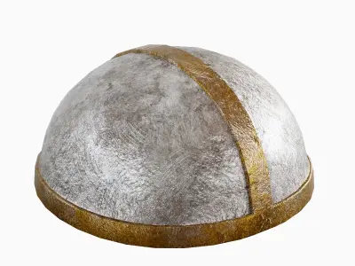 Medieval Helmet 02 Low-poly 3D model