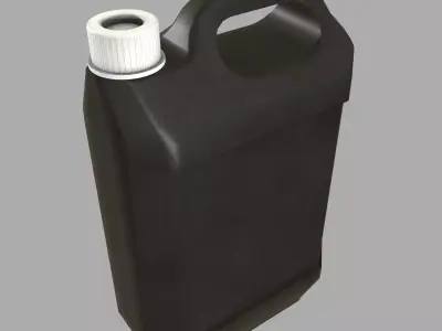 Plastic Can Low Poly Low-poly 3D model