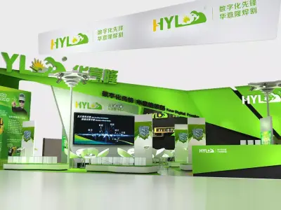 Exhibition - Size - 15X15-3DMAX2009-0015 3D model