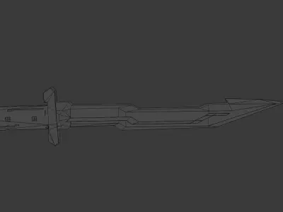 Sword neon Free 3D model