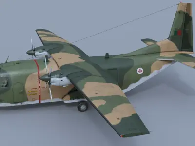 CASA 212 Aviocar 3D model