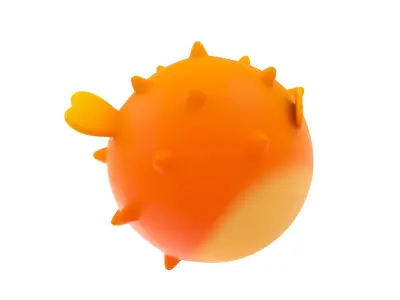 Puffer Fish 3D model purchase
