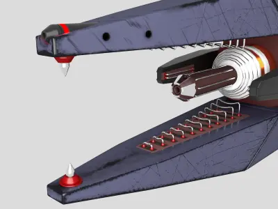 Alien Weapon 3D model purchase