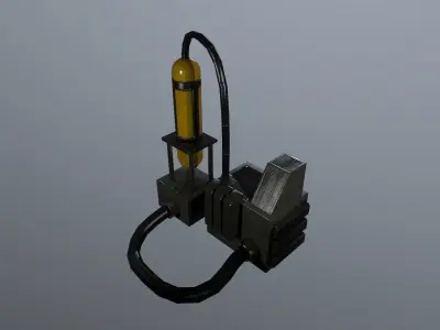 Sci-Fi Asset Low-poly 3D model purchase