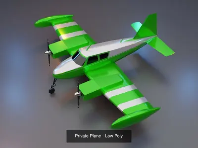 Low poly vehicle models 3D Model Pack