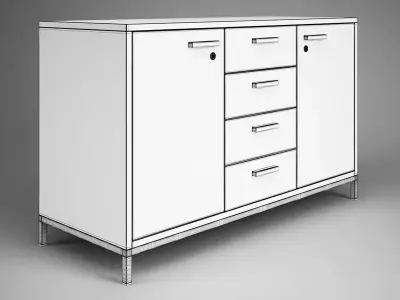 Office Cabinet 3D model buy