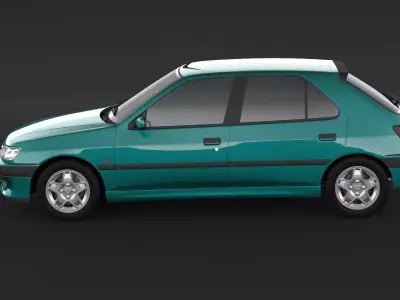 Peugeot 306 Mk1 Hatchback 3D model